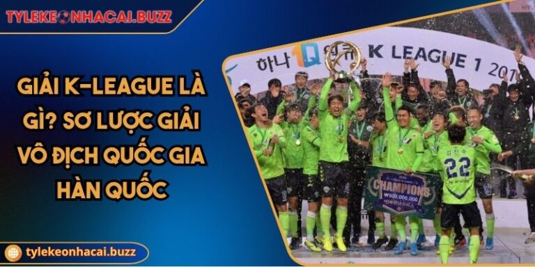Giải K-League Là Gì? Sơ Lược Giải Vô Địch Quốc Gia Hàn Quốc