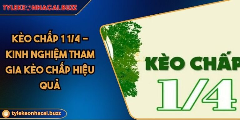 Kèo Chấp 1 1/4 - Kinh Nghiệm Tham Gia Kèo Chấp Hiệu Quả