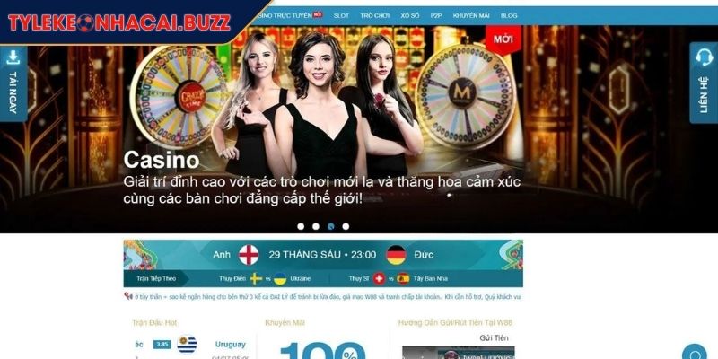 W88 – Sân Chơi Cá Cược Hiện Đại Với Giao Diện Tối Ưu 2 Trải nghiệm đỉnh cao với hệ thống game hấp dẫn
